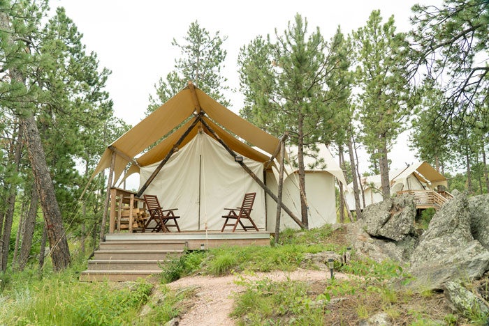 Glamp at Under Canvas Mount Rushmore