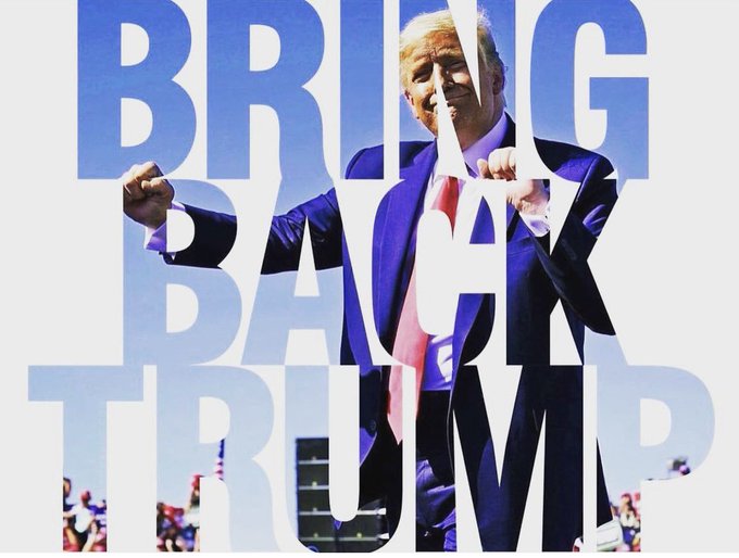 Bring Back Trump Poster Large Size